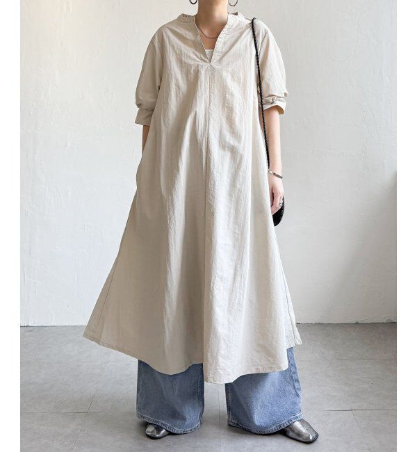 Lbc with Life「ナイロンスキッパーロングワンピ」|ワンピース|