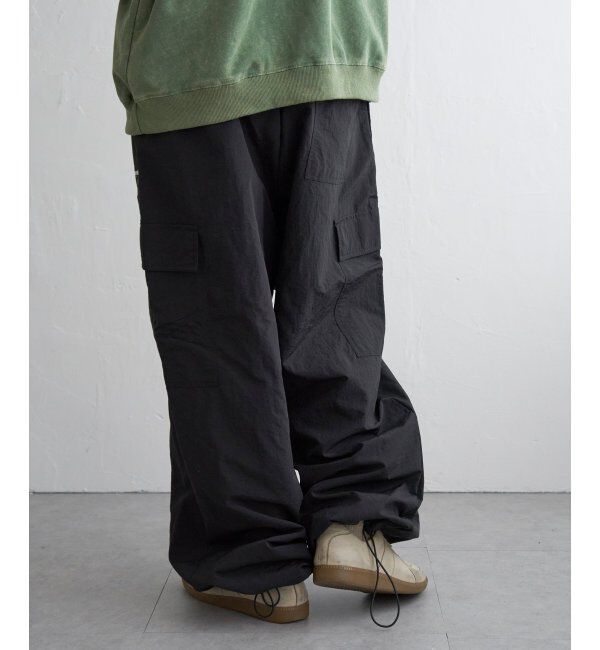 VENCE share style「Red Cap Girl レッドキャップガール ワッペン付きナイロンカーゴパンツ」|その他|