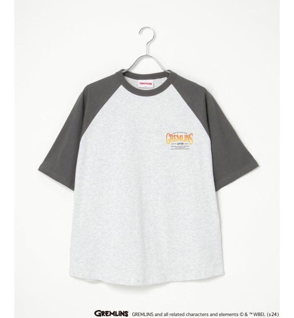 VENCE share style「GREMLINS グレムリン ラグランプリントTシャツ」|Tシャツ・カットソー|