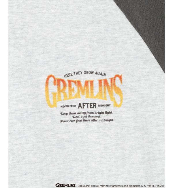 VENCE share style「GREMLINS グレムリン ラグランプリントTシャツ」|Tシャツ・カットソー|
