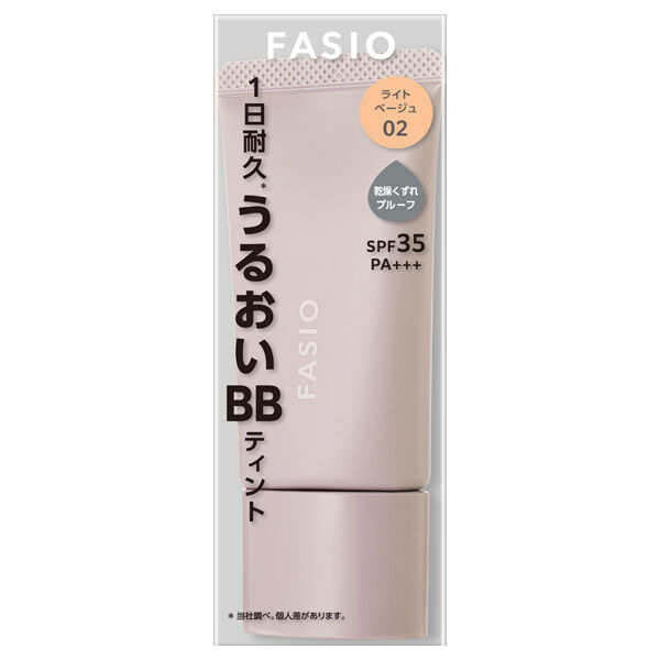 ファシオ「ファシオ エアリーステイ BB ティント モイスト 02 ライトベージュ 無香料 (30g)」|ＵＶケア|
