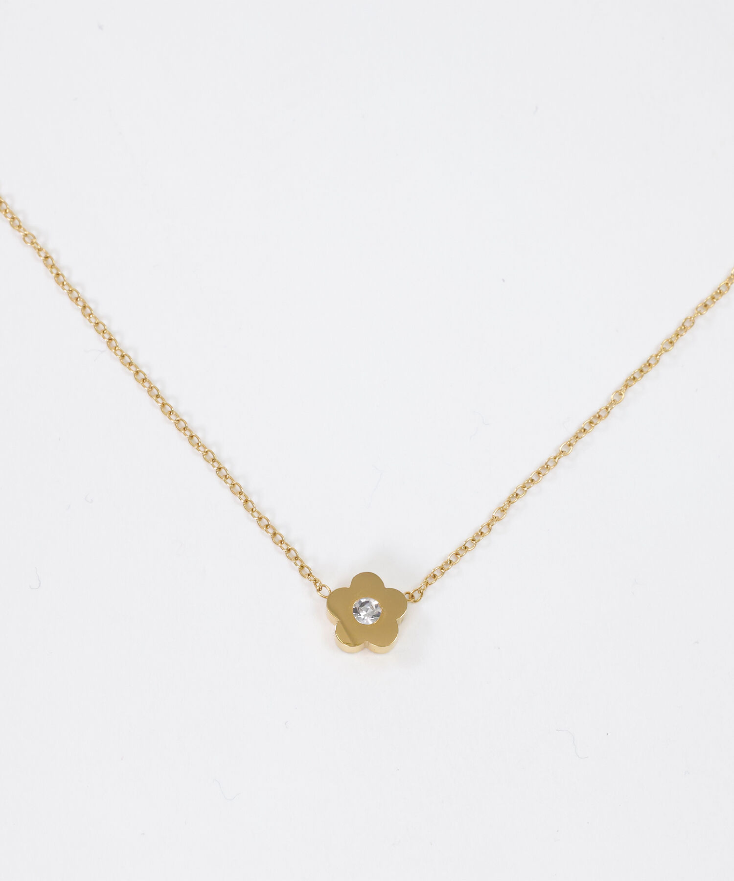 MARY QUANT「プチデイジーステンレス ネックレス」|ネックレス|ゴールド