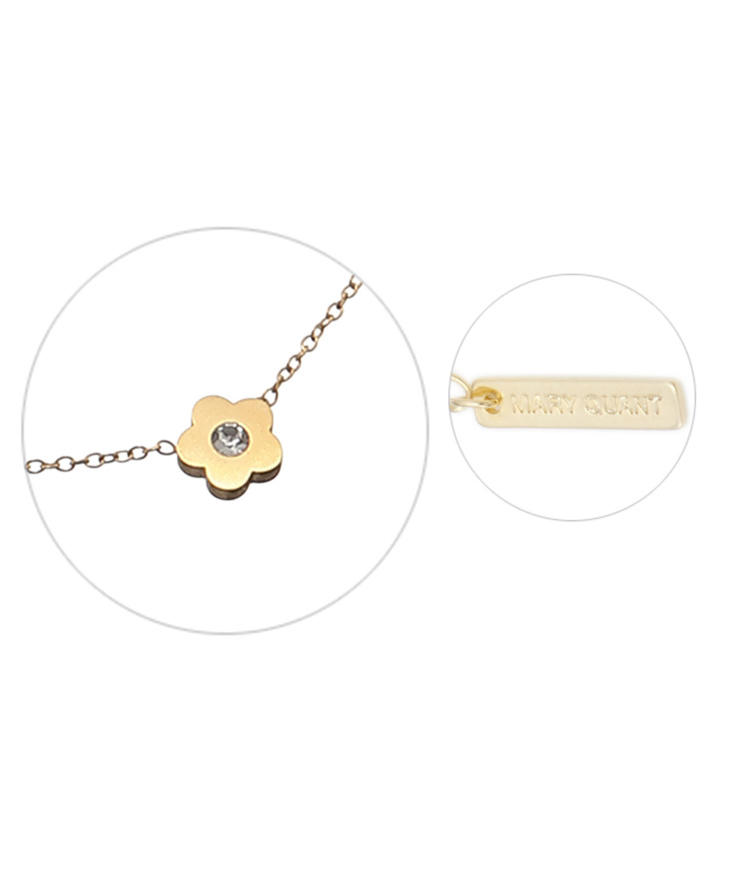 MARY QUANT「プチデイジーステンレス ネックレス」|ネックレス|