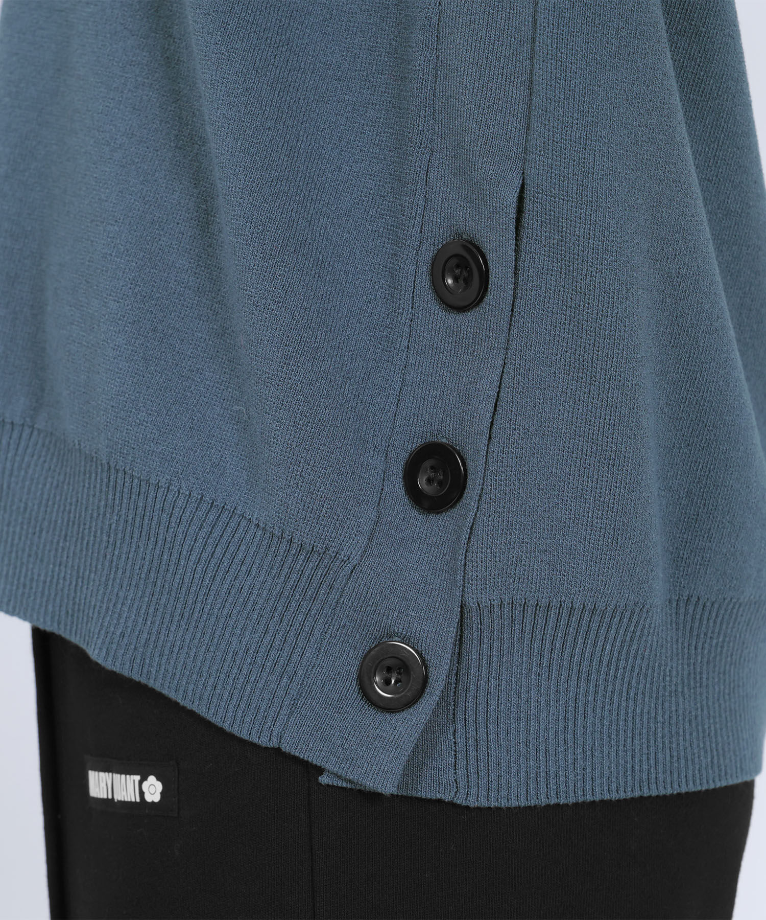 MARY QUANT「サイドボタンニット プルオーバー」|プルオーバー|