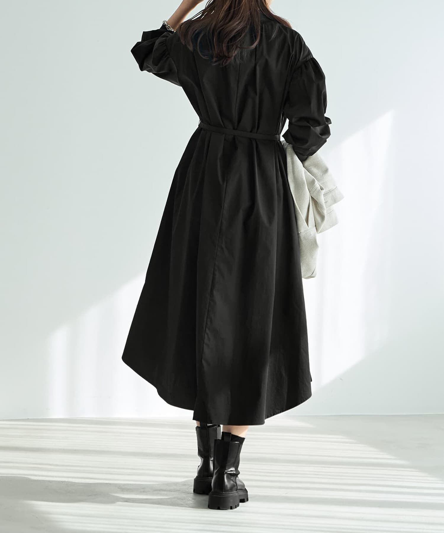 STYLE DELI「【LUXE】リブポイントロングワンピース」|ワンピース|