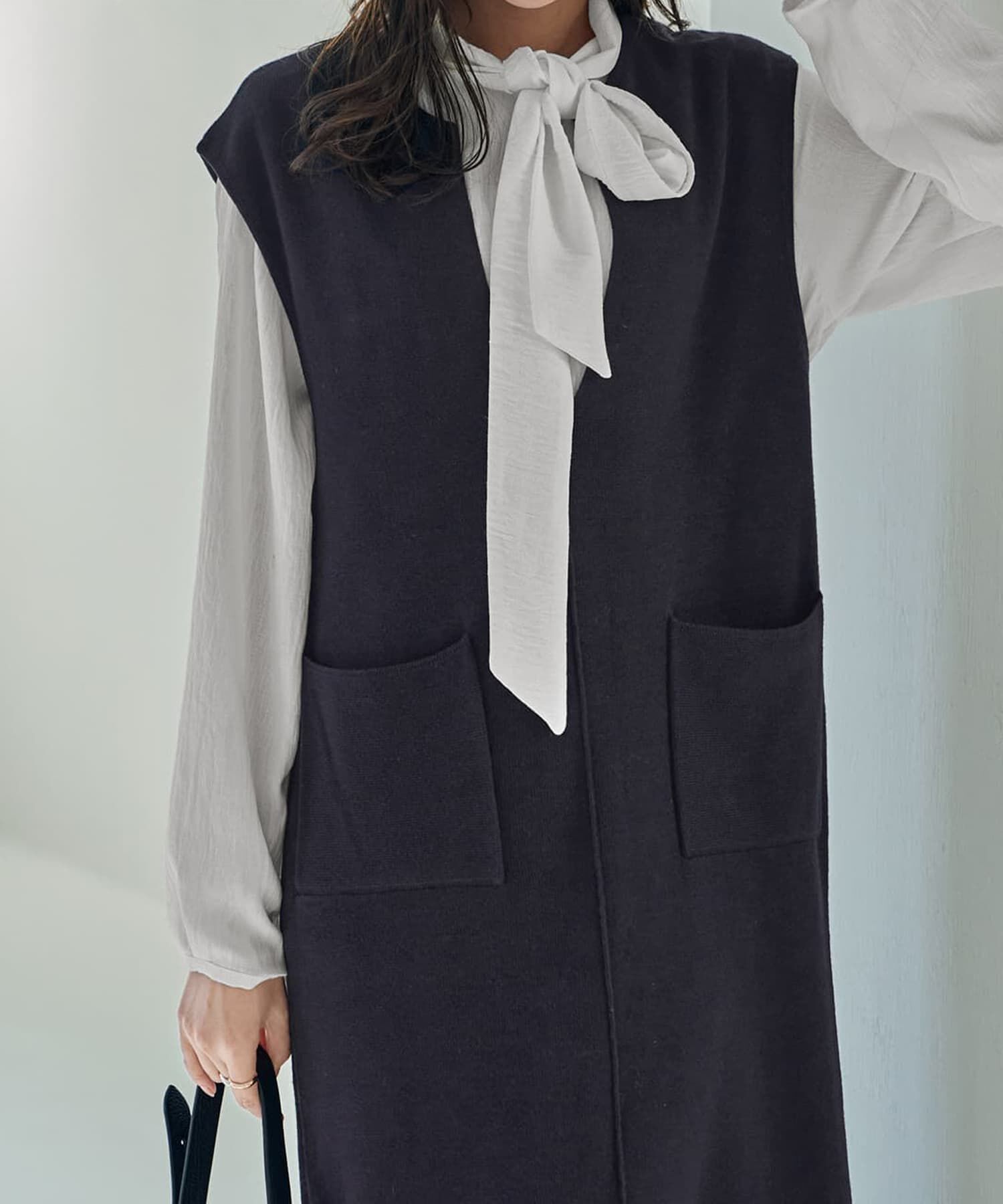 STYLE DELI「３シーズンコットン混紡◆ポケットジャンパースカート」|ジャンパースカート|