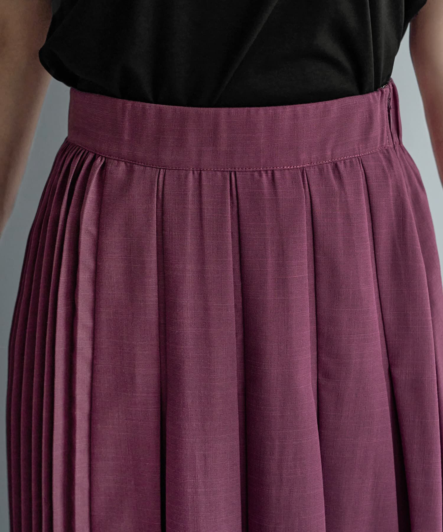 STYLE DELI「【LUXE】段差デザインプリーツスカート」|スカート|