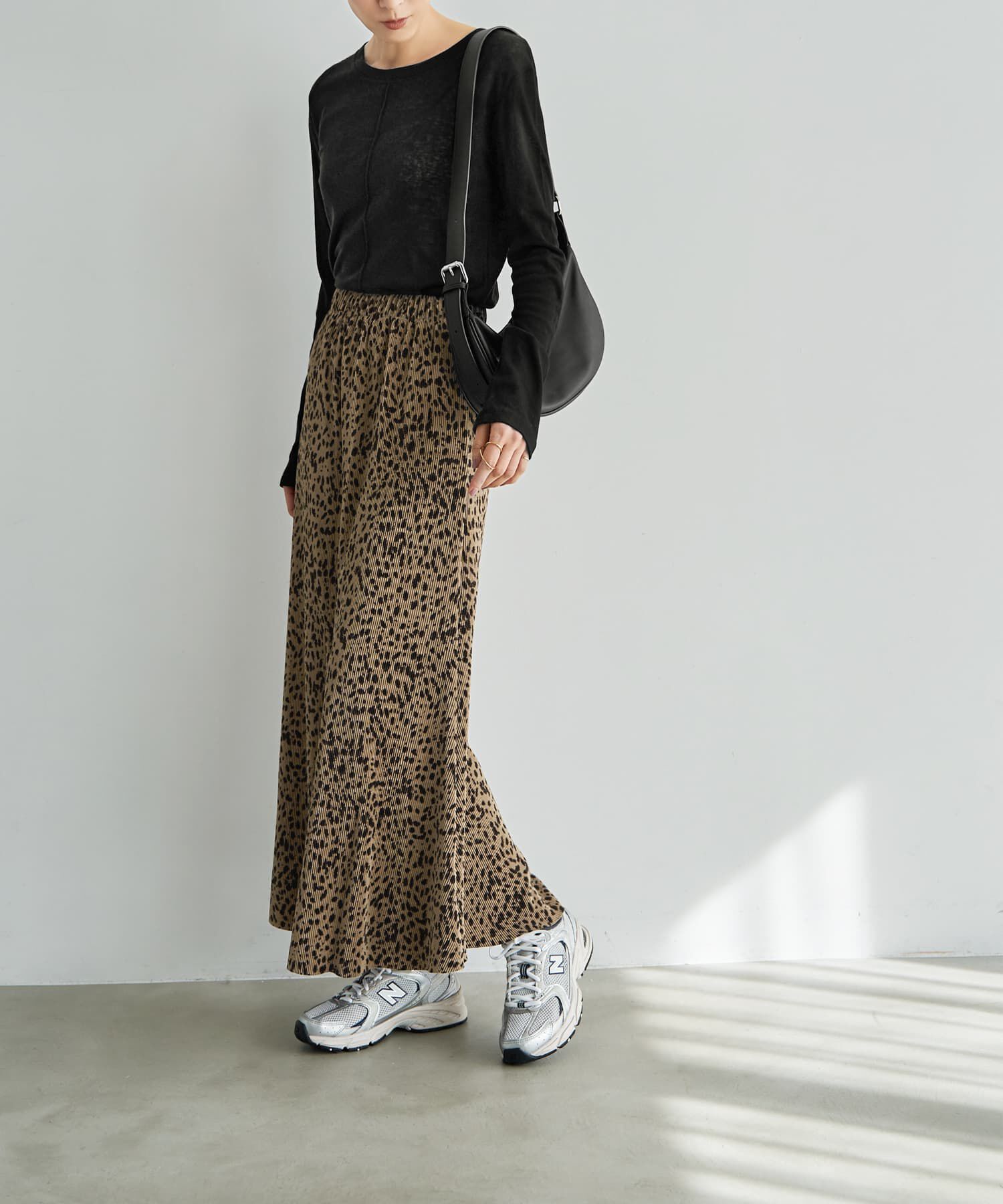 STYLE DELI「ダルメシアン柄細プリーツスカート」|スカート|