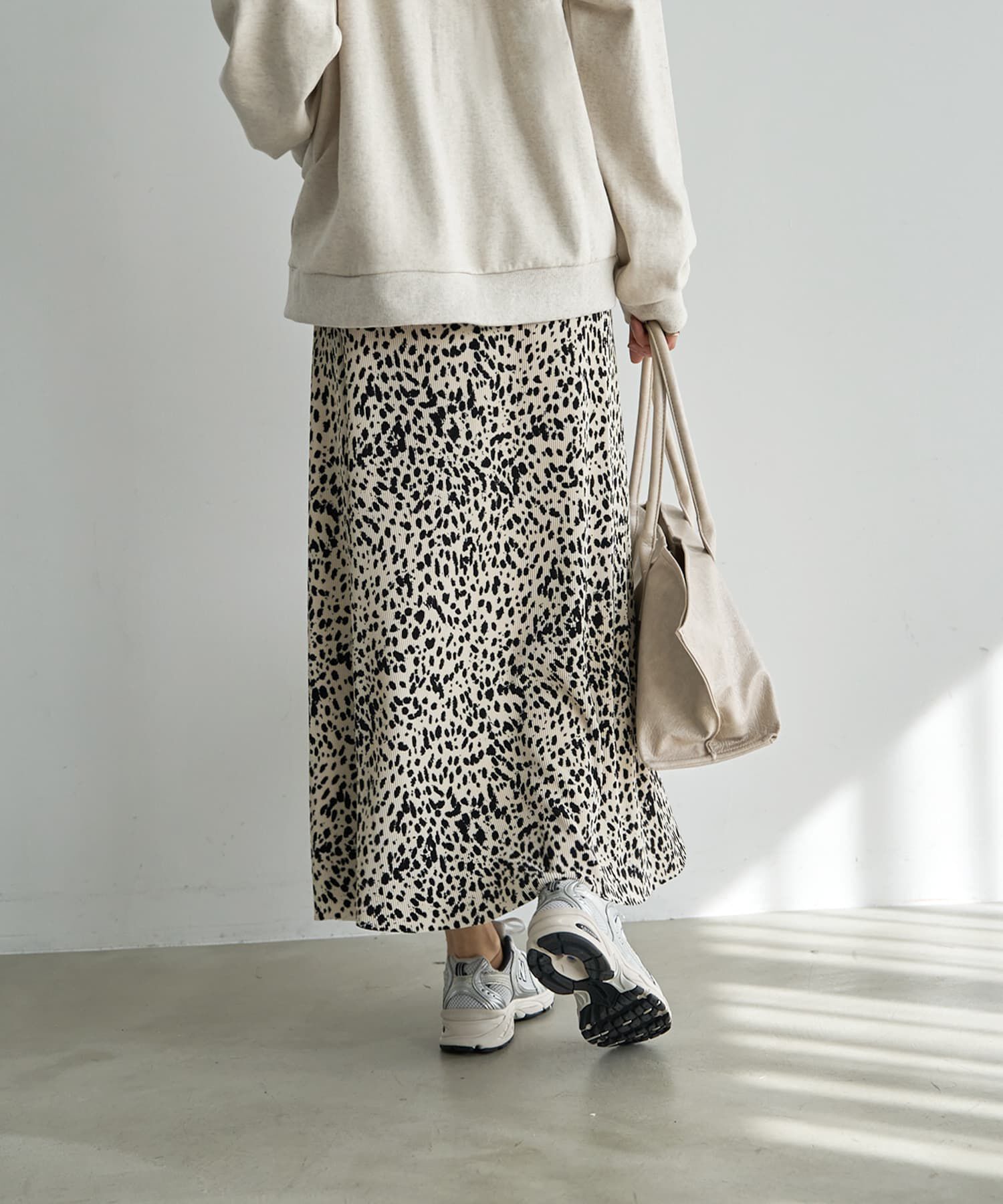 STYLE DELI「ダルメシアン柄細プリーツスカート」|スカート|
