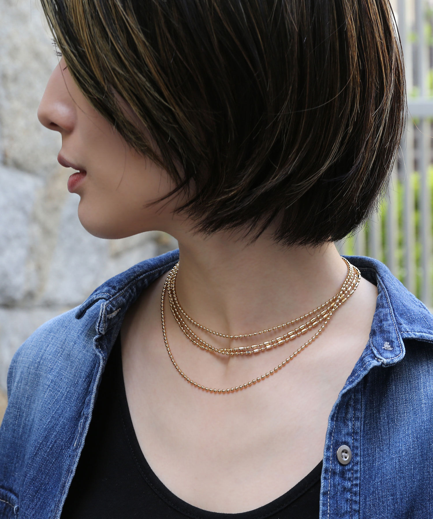 colleca la「マルチロングチェーンネックレス」|ネックレス|