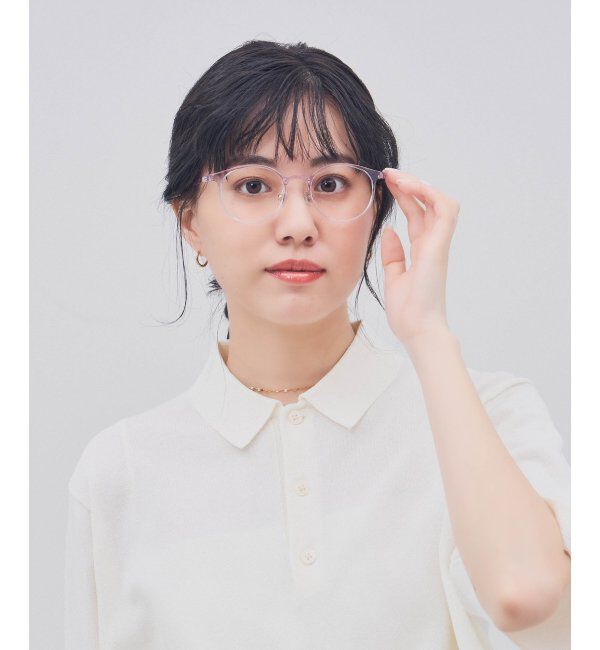  「ボストン型 メガネ｜クリアカラー｜伊達メガネ 度付きメガネ｜ユニセックス  レンズ交換券付」|メガネ|