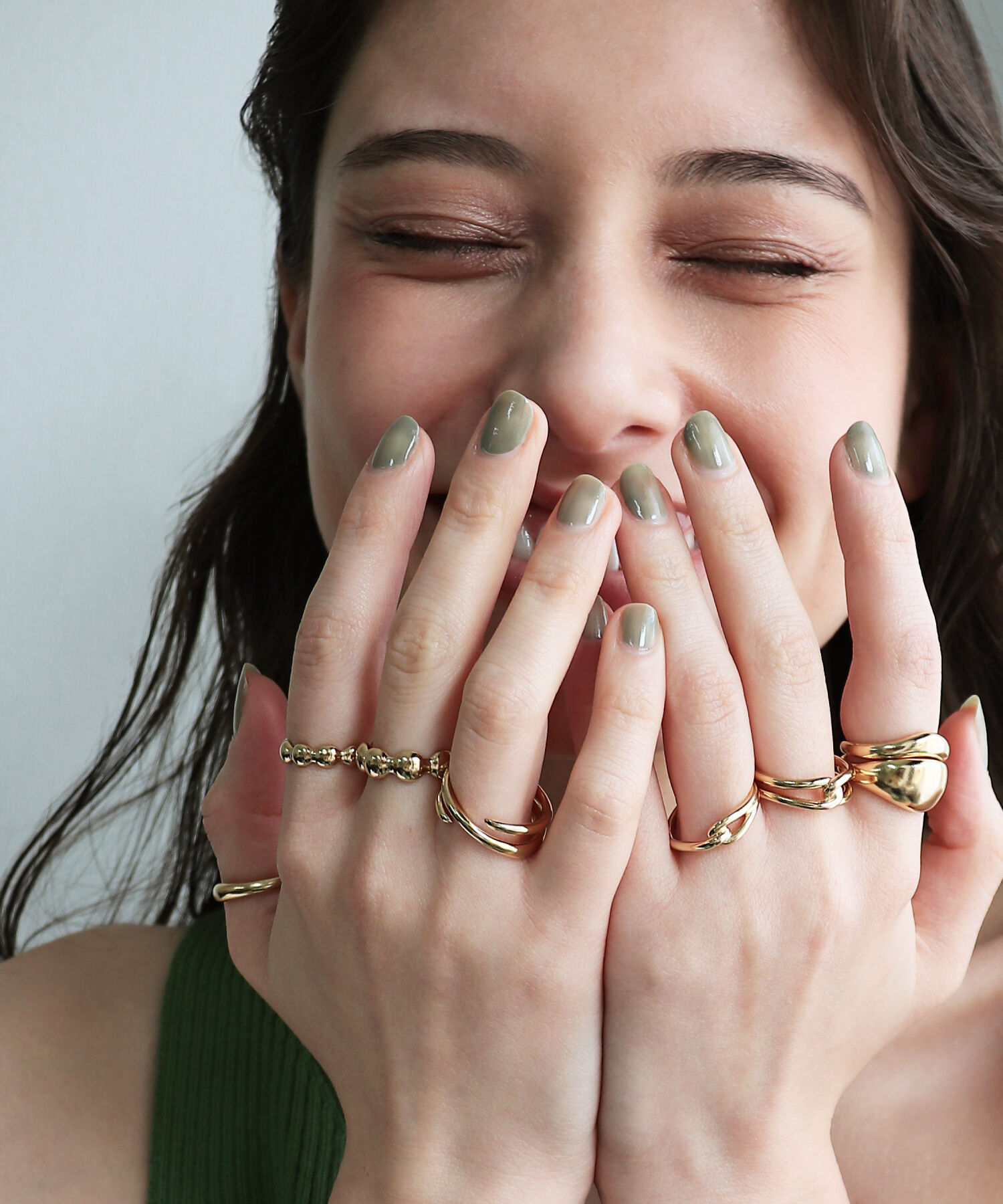 NOIR DE POUPEE「silver925 ミドルボリューム カーブリング (ニッケルフリー)」|リング|