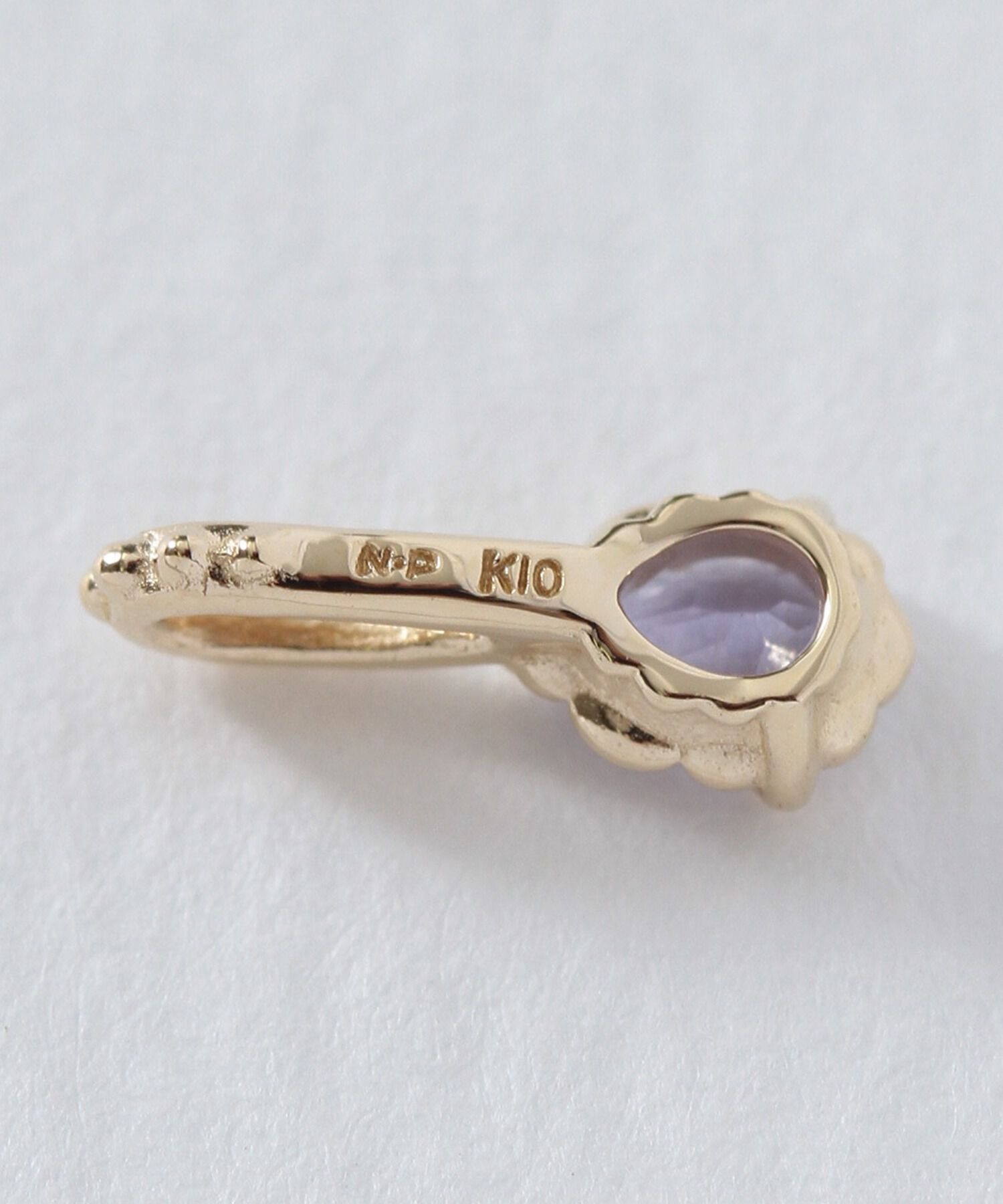 NOIR DE POUPEE「K10 誕生石チャーム【ネックレスチャーム】1月・2月・3月・6月・8月・10月・11月・12月」|ネックレス|