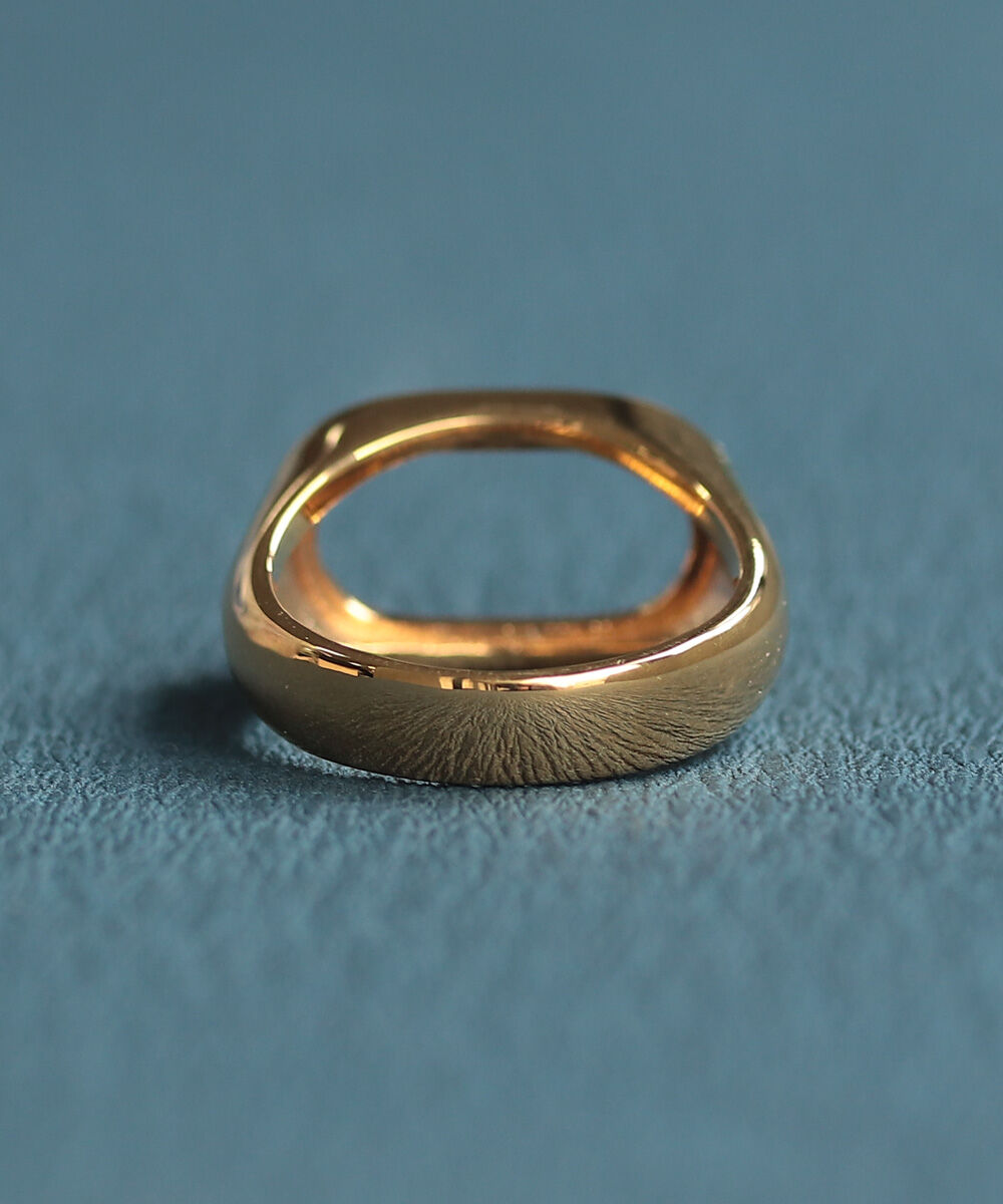 NOIR DE POUPEE「Two as one silver925 シグネットフレームリング ペア」|リング|