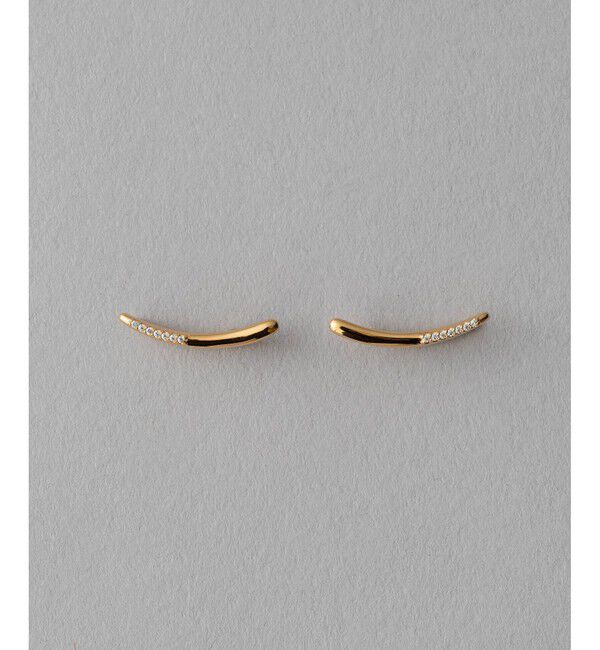 ete「[ONLINE Limited] ビジュー イヤークリップ」|イヤリング|イエローゴールド