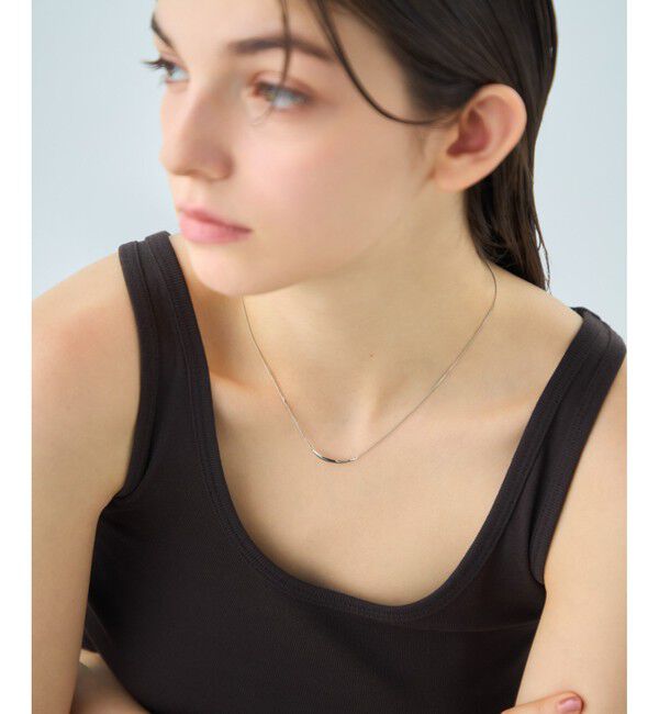 ete「[レイヤード] カーヴライン ネックレス」|ネックレス|