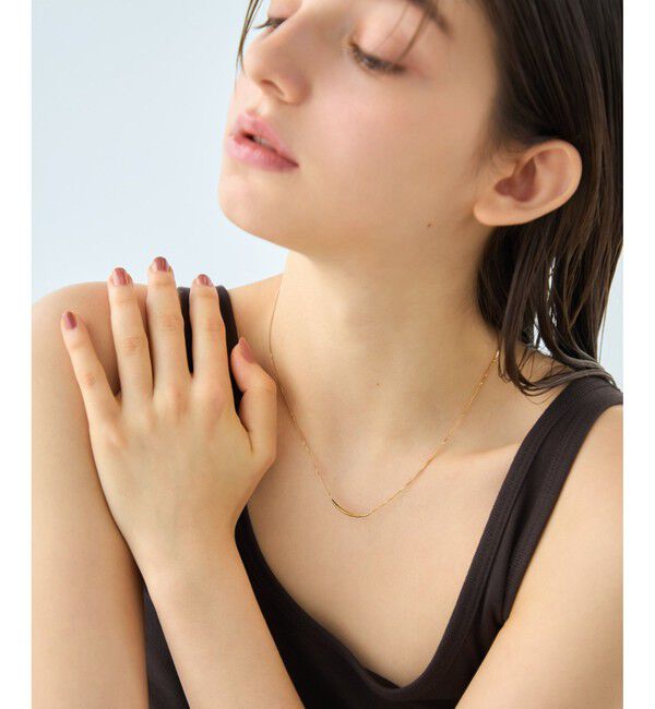 ete「[レイヤード] カーヴライン ネックレス」|ネックレス|