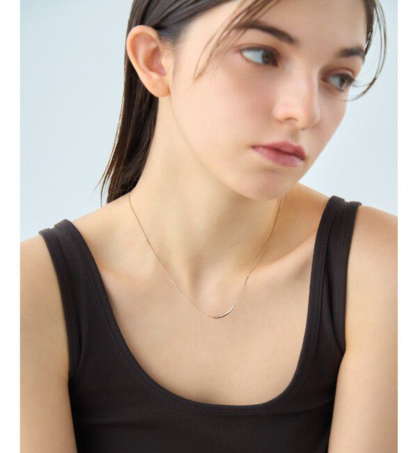 ete「[レイヤード] カーヴライン ネックレス」|ネックレス|