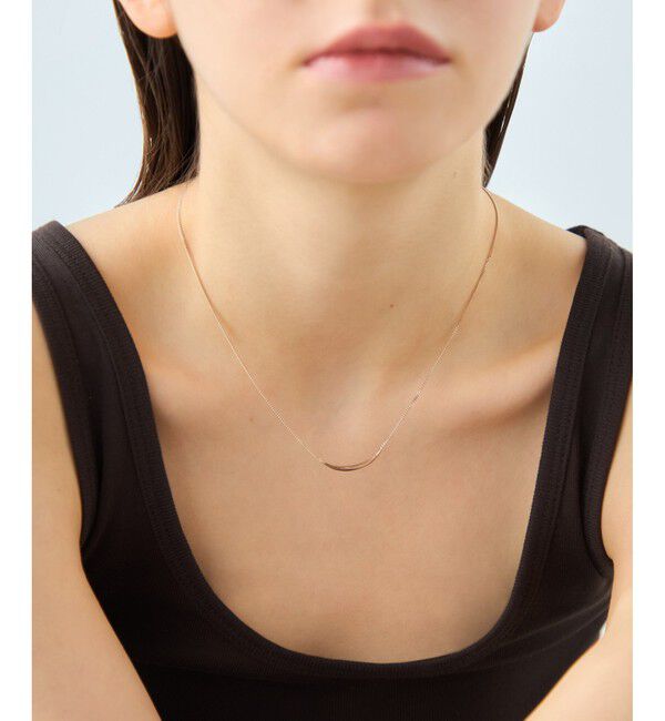 ete「[レイヤード] カーヴライン ネックレス」|ネックレス|