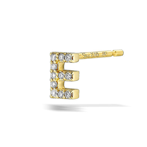 STAR JEWELRY「TINY STUDS INITIAL (E)」|ピアス|