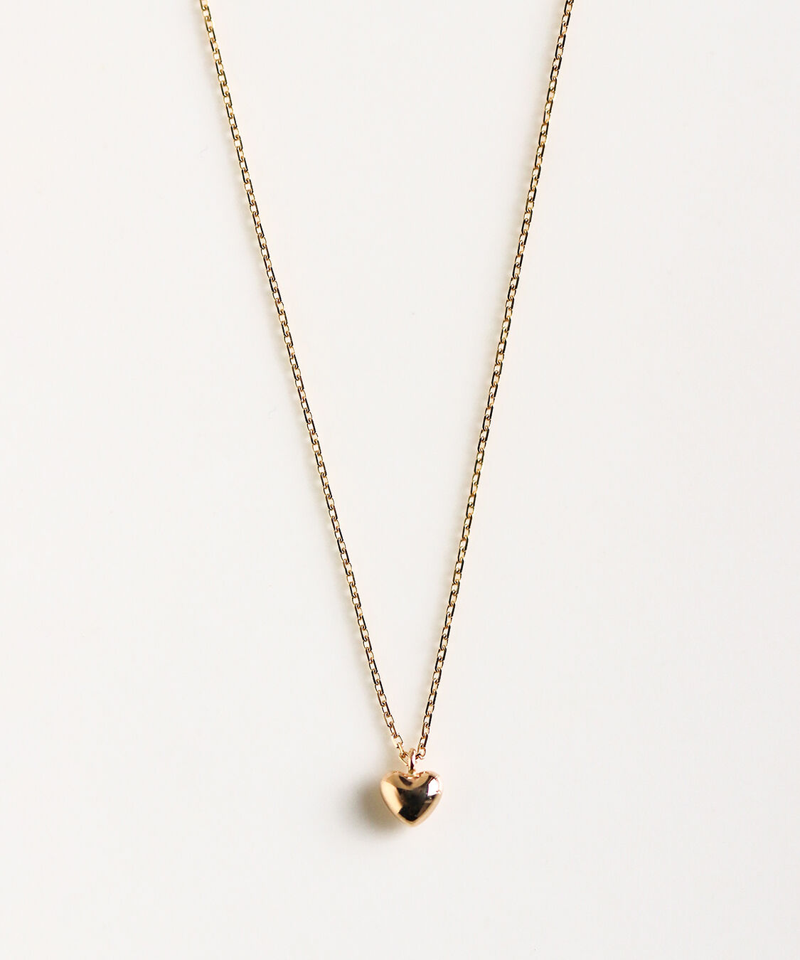 「ゴールド ハート ネックレス | K10YG」|ネックレス|