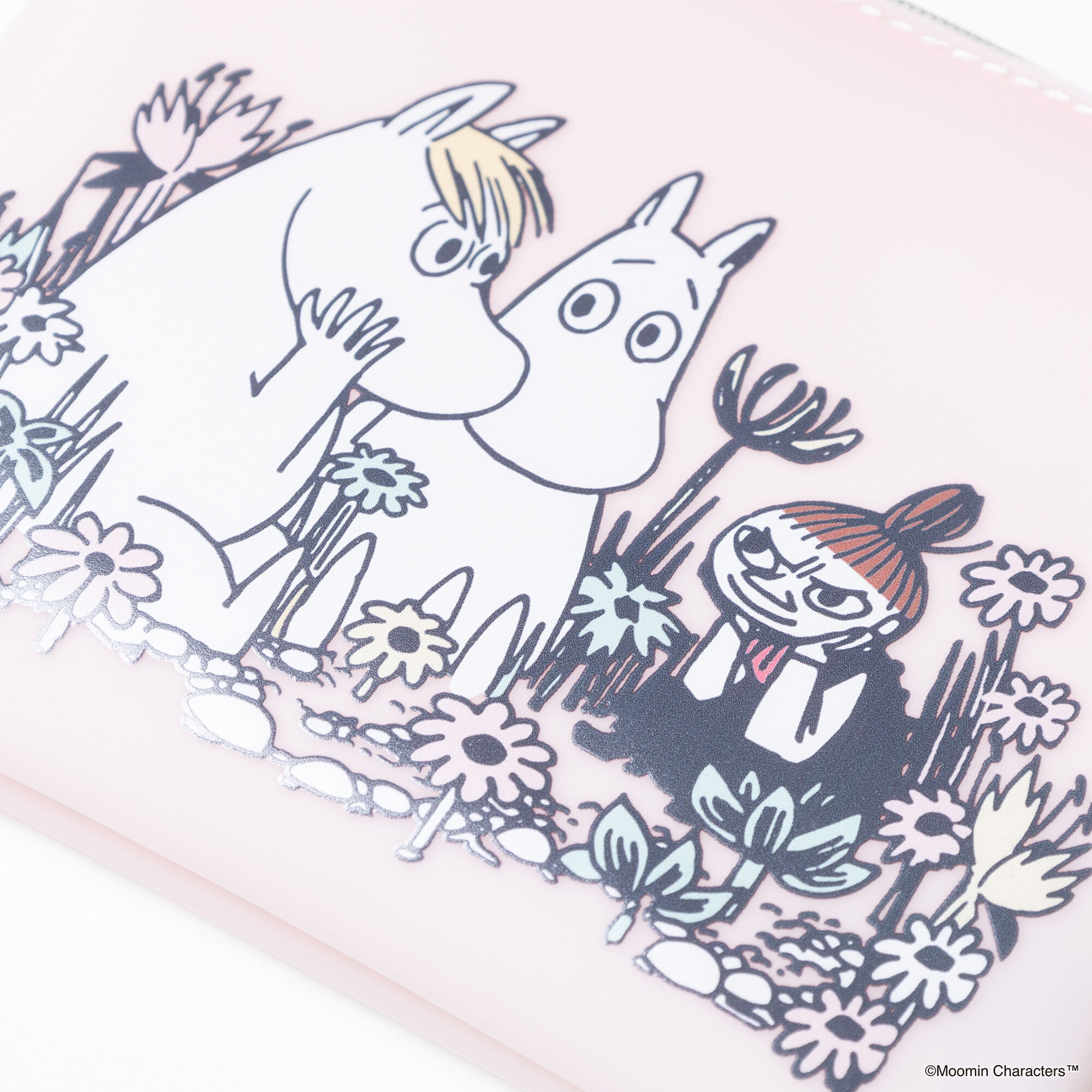  「MOOMIN COMIC MAT PVC ミニフラットポーチ」|ポーチ|