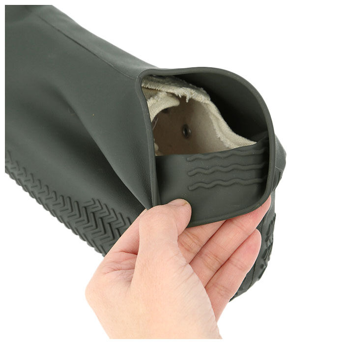 BACKYARD FAMILY「シューズカバー レイン 防水 通販 シリコン レインシューズカバー 履きやすい 滑りにくい」|レインシューズ|