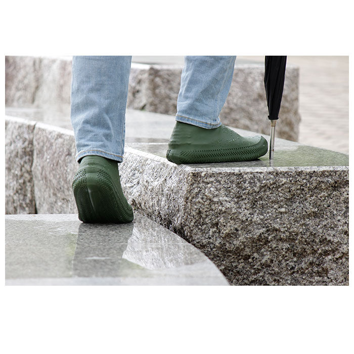 BACKYARD FAMILY「シューズカバー レイン 防水 通販 シリコン レインシューズカバー 履きやすい 滑りにくい」|レインシューズ|