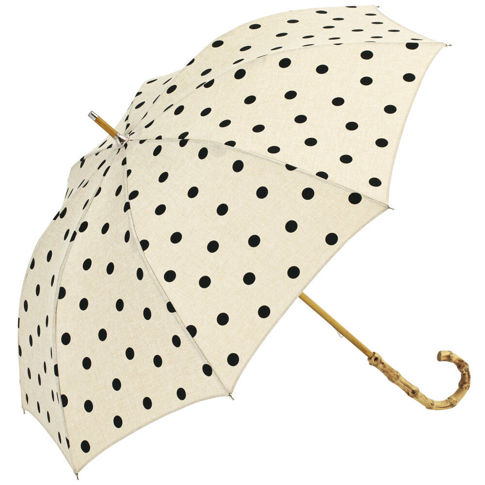 BACKYARD FAMILY「because ビコーズ 晴雨兼用 長傘 刺繍 通販 雨傘 日傘 晴雨兼用傘 傘 かさ カサ」|傘|ホワイト3