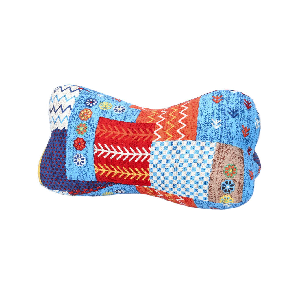 BACKYARD FAMILY「ほね枕 通販 日本製 低反発枕 イケヒコ 枕 まくら マクラ 低反発 寝具 足枕 足まくら 腰当て」|ブランケット|ブルー2