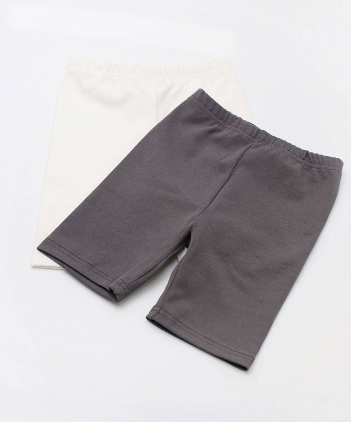 BACKYARD FAMILY「キッズ 3分丈 スパッツ 2枚セット 通販 レギンス 10005025 オーバーパンツ」|その他|