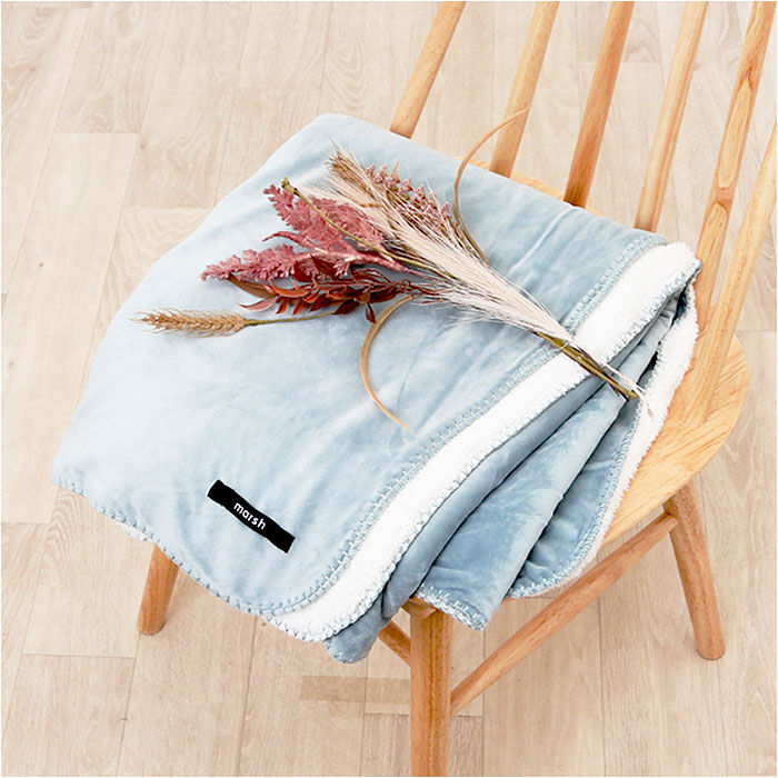 BACKYARD FAMILY「ブランケット ひざ掛け 通販 80&times;140cm MARSH 膝掛け 現代百貨 A584 おしゃれ」|ブランケット|