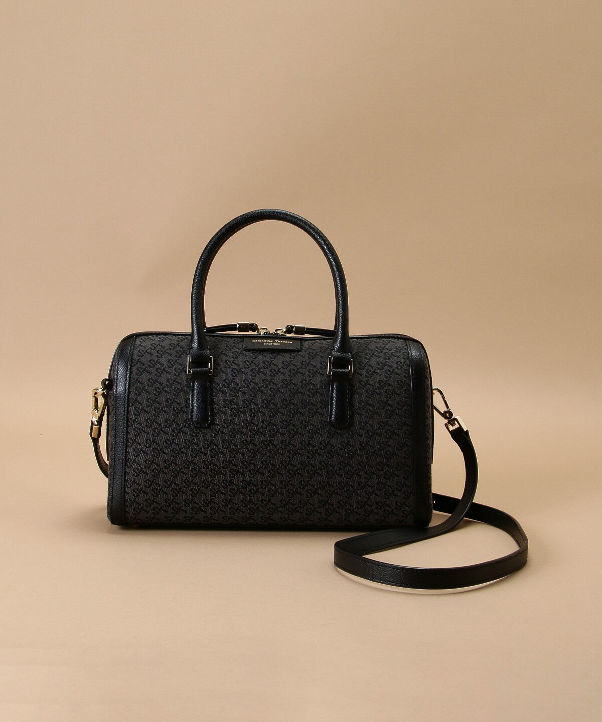 Samantha Thavasa「ST Jacquard ボストン オリゾンタール」|ボストンバッグ|