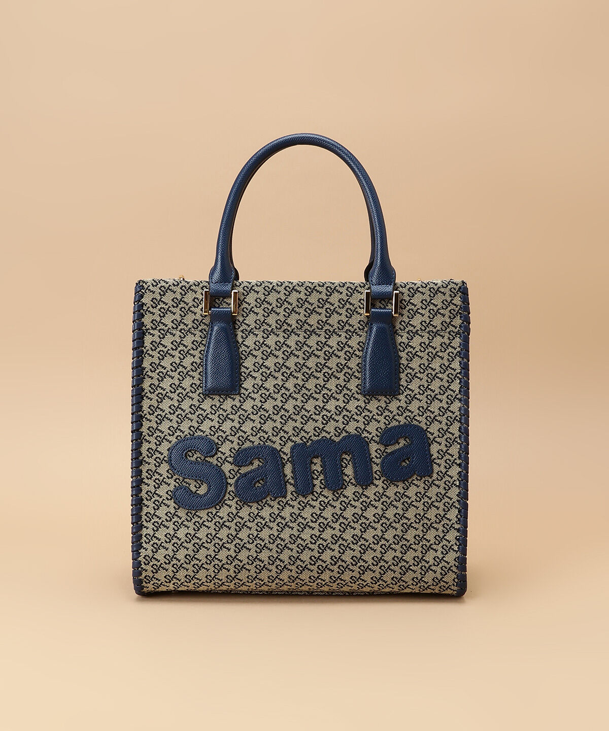 Samantha Thavasa「ST Jacquard サマタバスクエアトートバッグ」|トートバッグ|