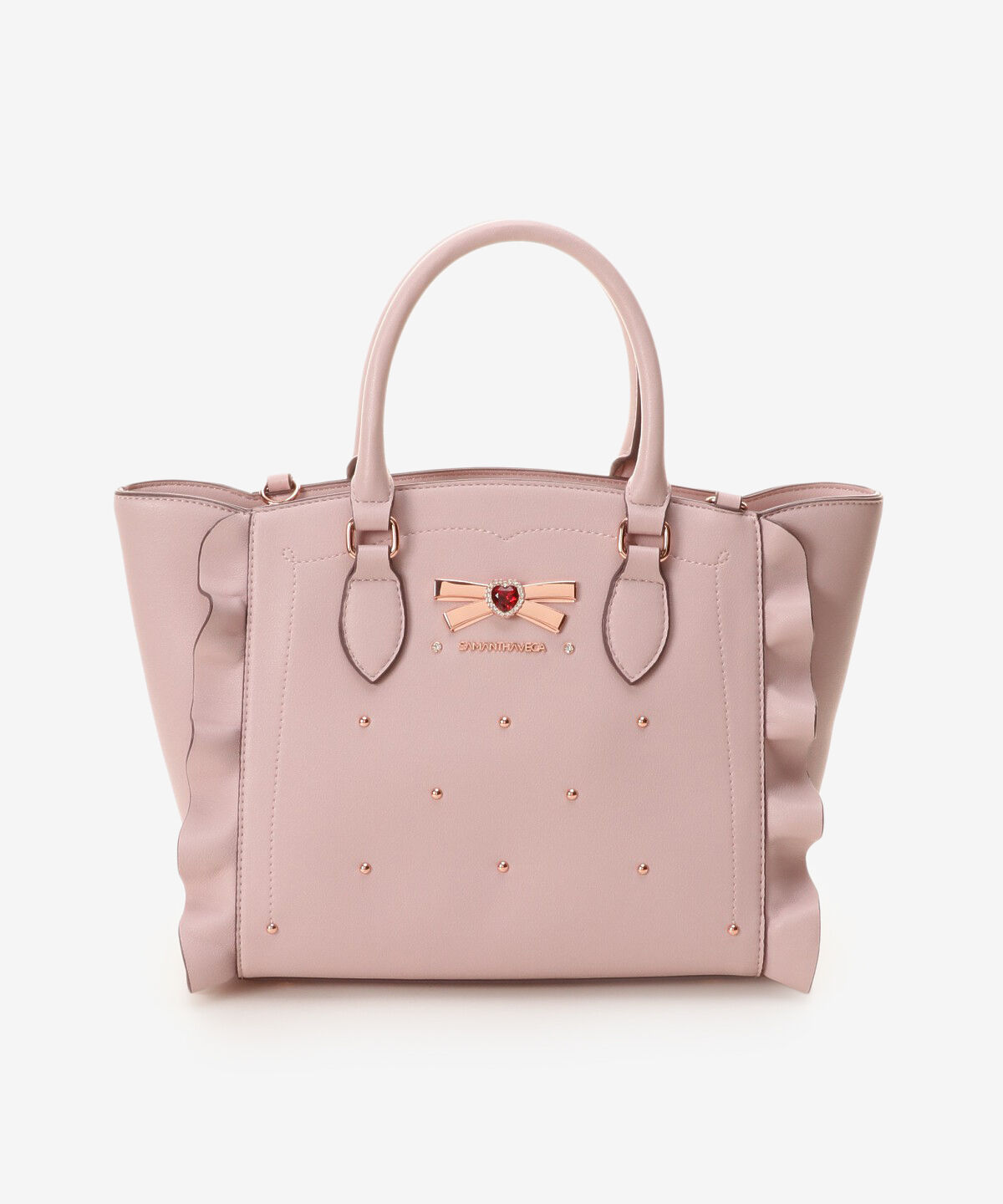 Samantha Vega「リボンスタッズフラッター(小)」|ハンドバッグ|