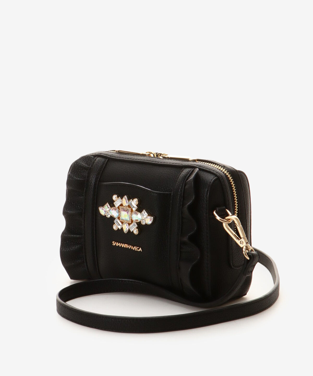 Samantha Vega「ビジューフリルショルダーバッグ」|ショルダー・メッセンジャー|