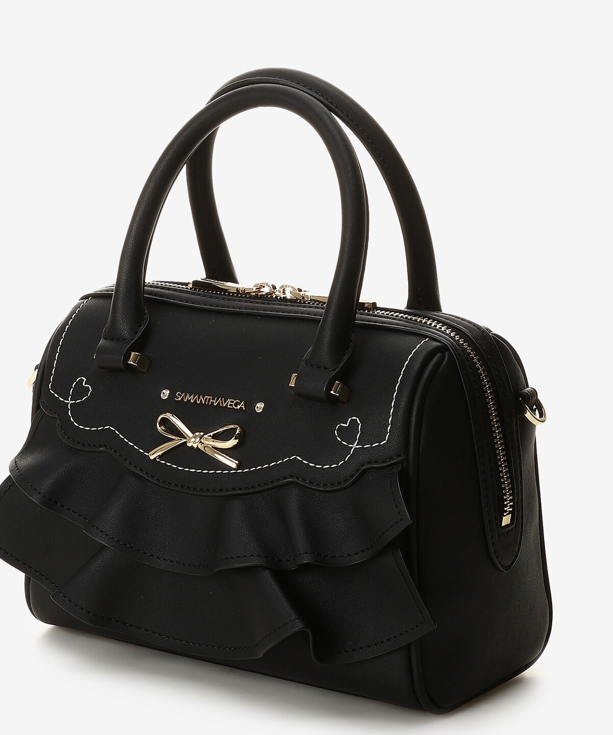 Samantha Vega「フリルリボンハンドバッグ」|ハンドバッグ|