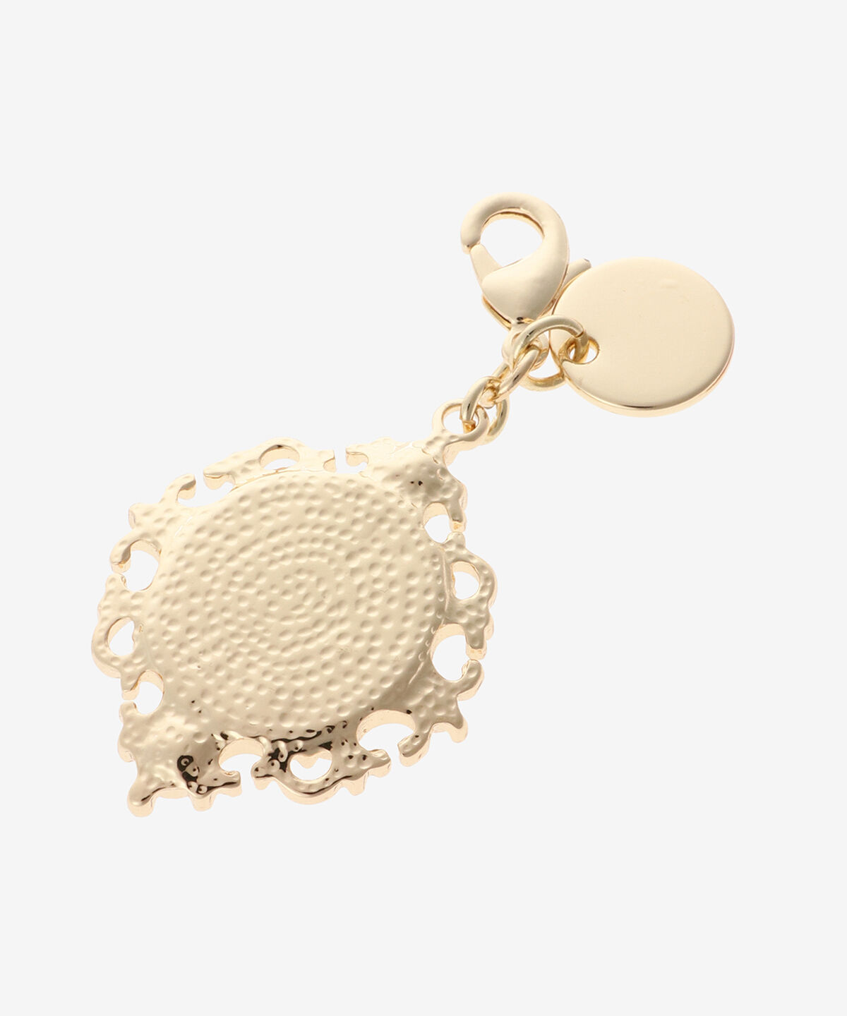Samantha Vega「クリアカメオ風イニシャルファスナーチャーム（H）」|チャーム・キーホルダー|