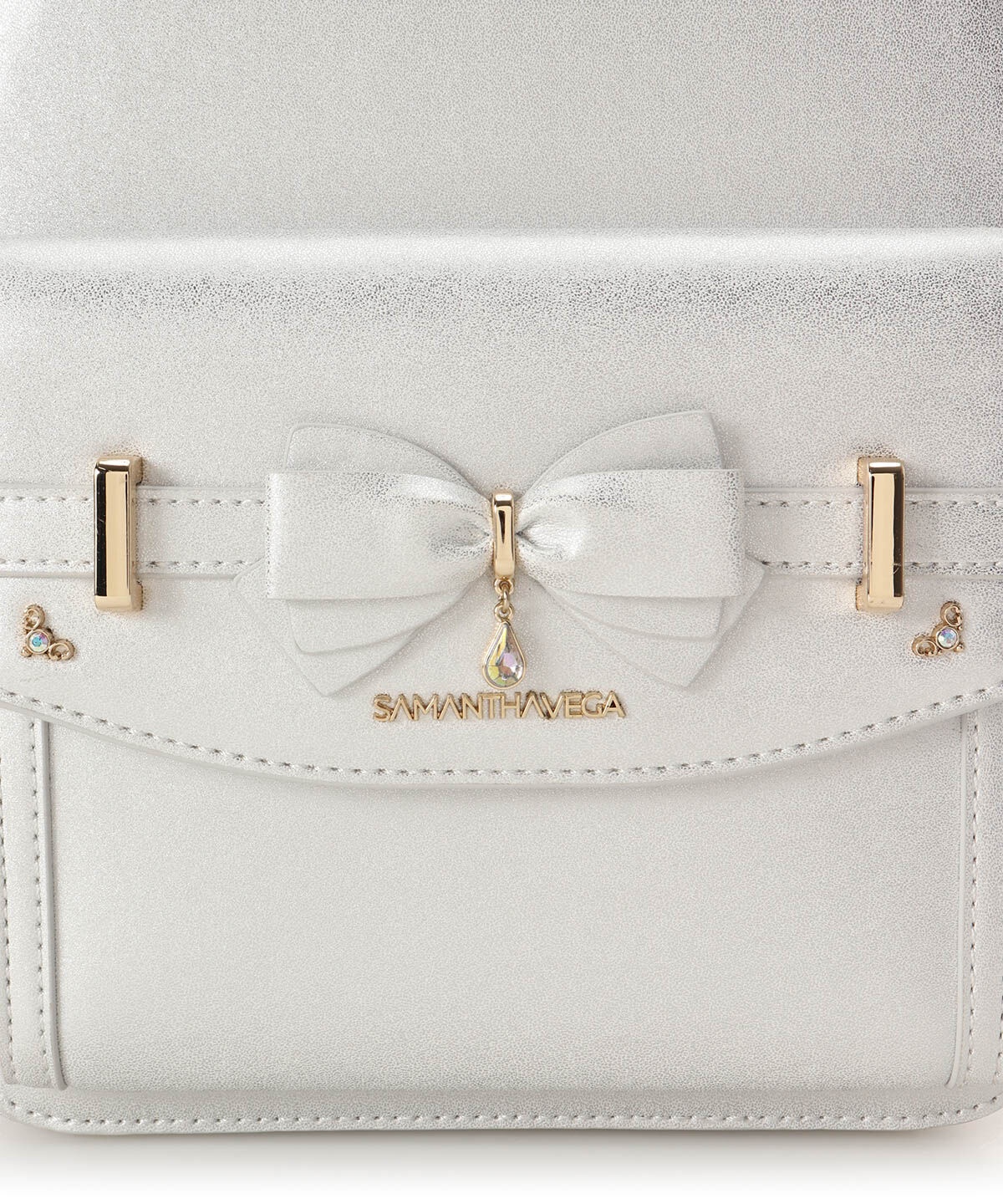 Samantha Vega「アクセントリボンラメリュック」|リュック|