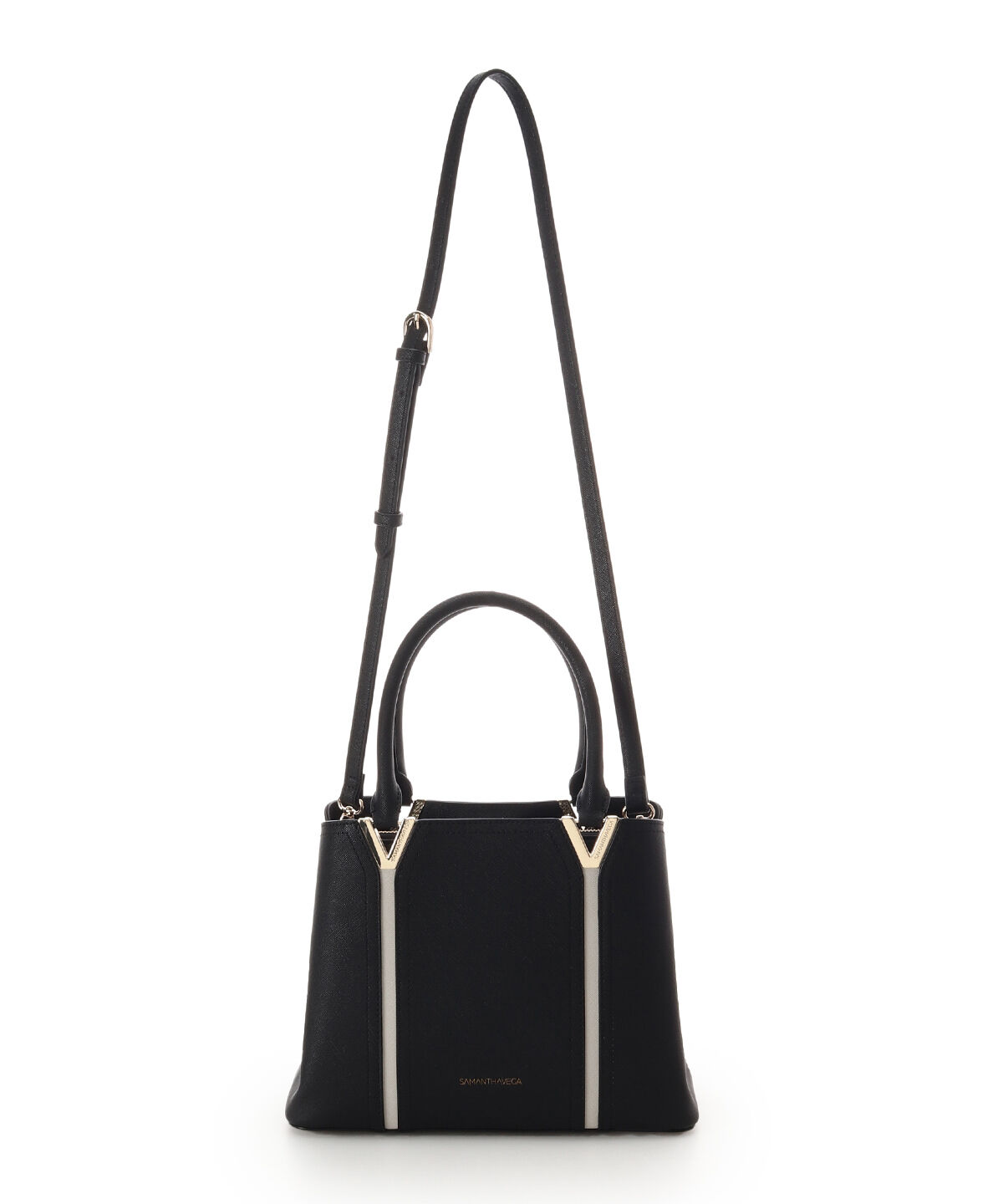 Samantha Vega「Vカットハンドバッグ」|ハンドバッグ|