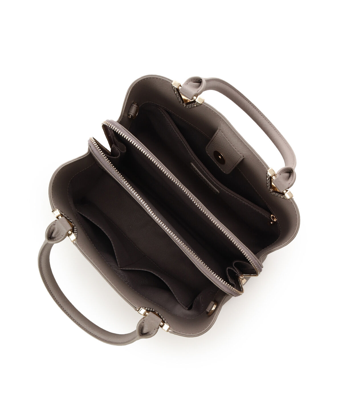 Samantha Vega「Vカットハンドバッグ」|ハンドバッグ|