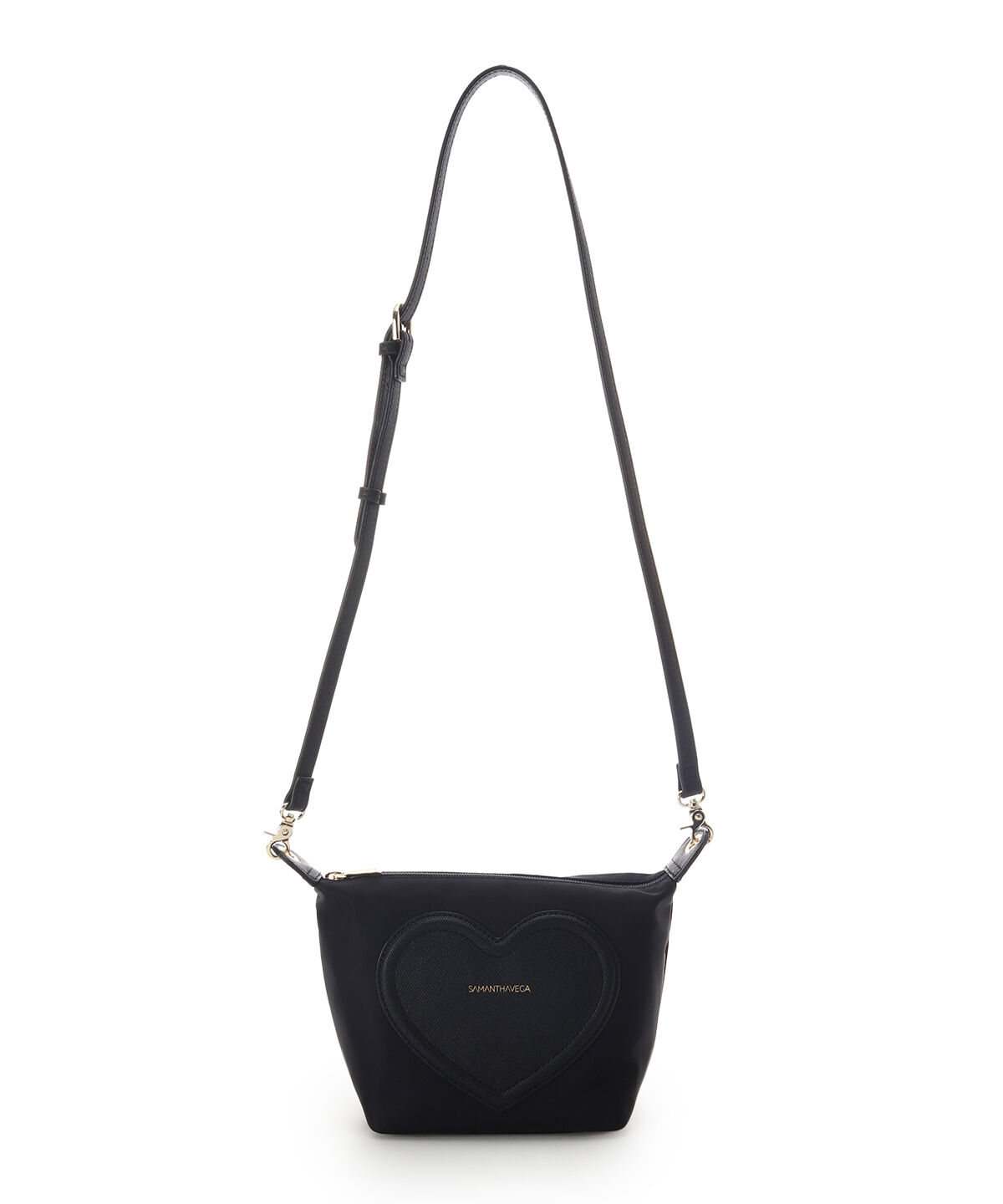 Samantha Vega「フロントハートナイロンショルダーバッグ」|ショルダー・メッセンジャー|