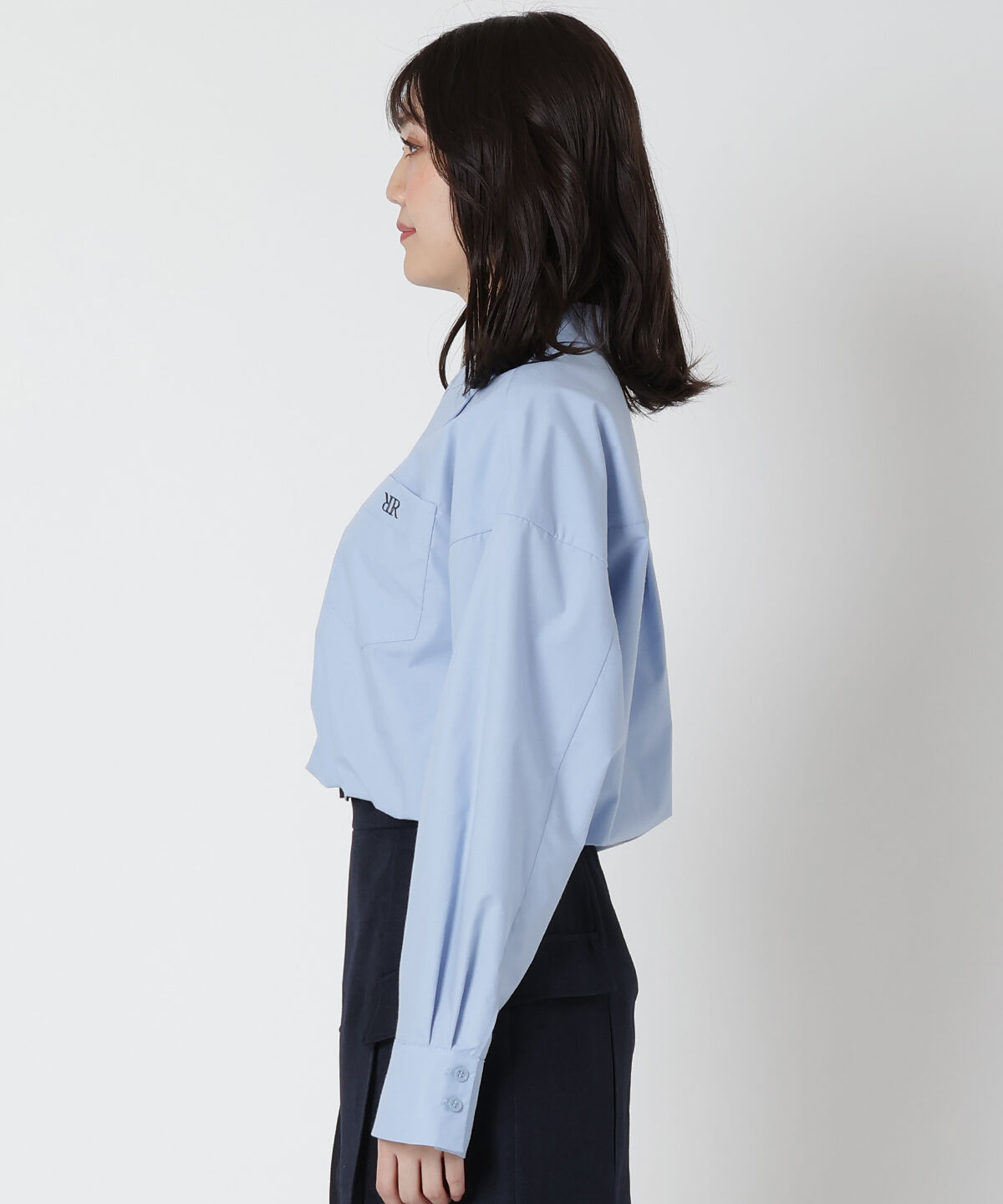 REDYAZEL「ジップ刺繍シャツ」|シャツ・ブラウス|