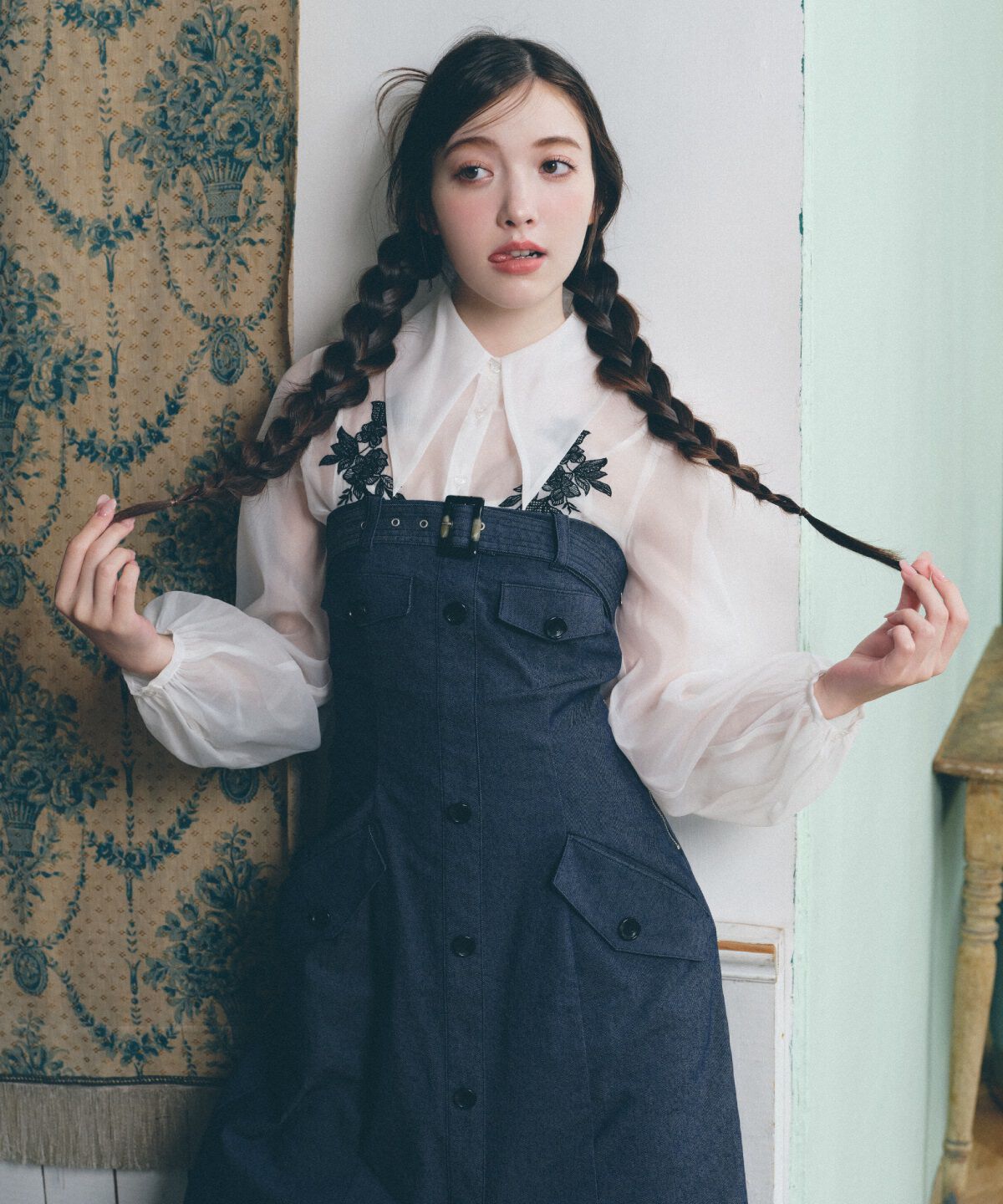 REDYAZEL「バストベルトベアワンピース」|ワンピース|