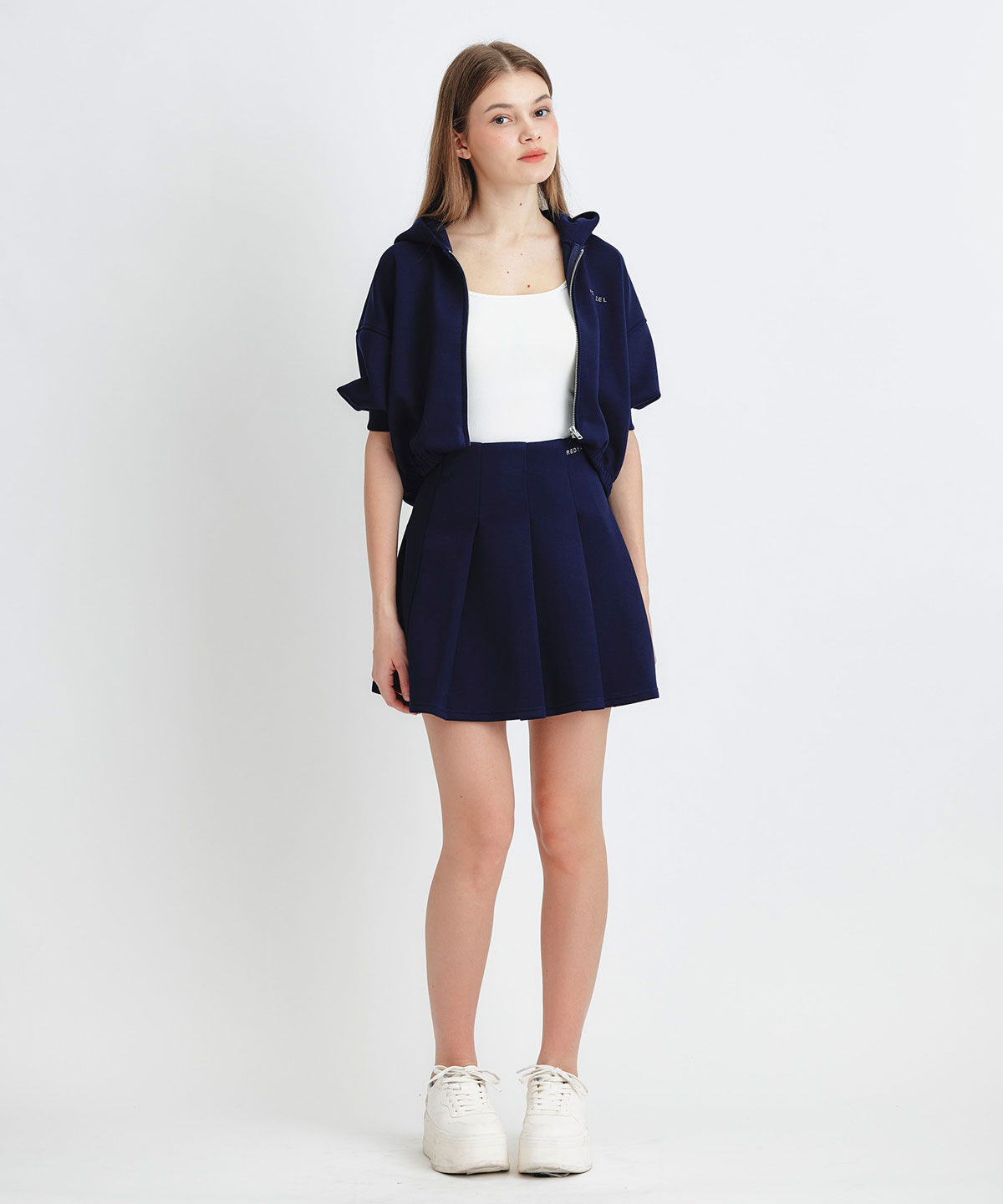 REDYAZEL「ダンボールZIPショートパーカー」|パーカー|