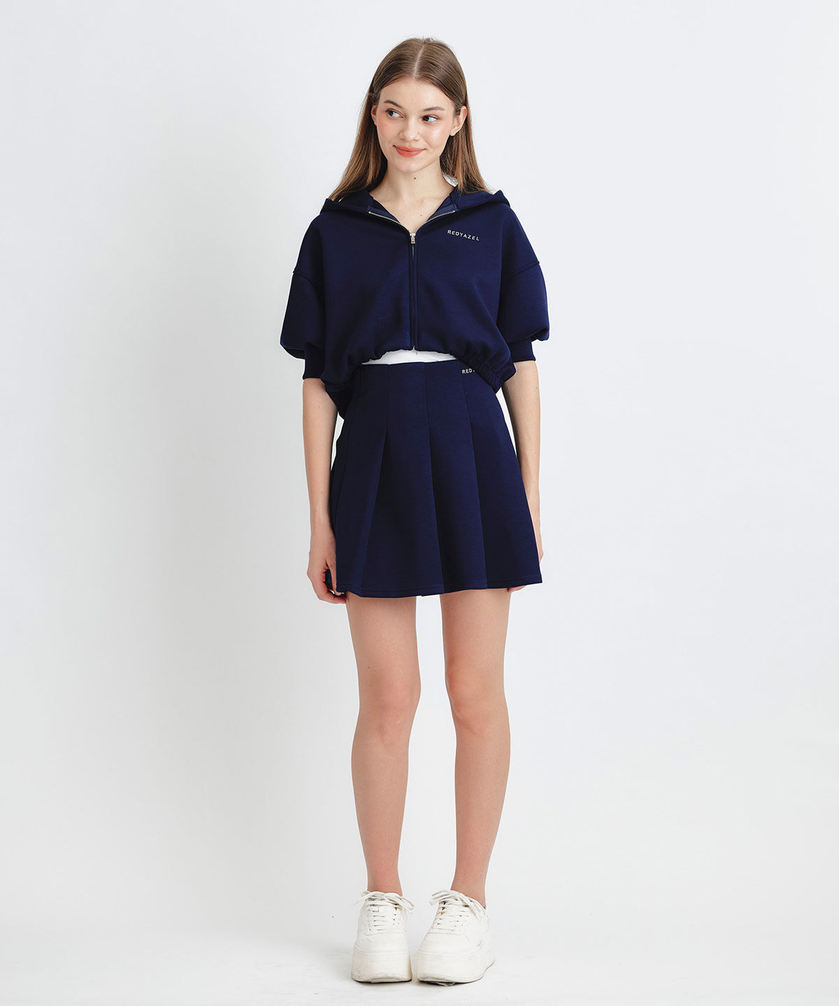 REDYAZEL「ダンボールZIPショートパーカー」|パーカー|