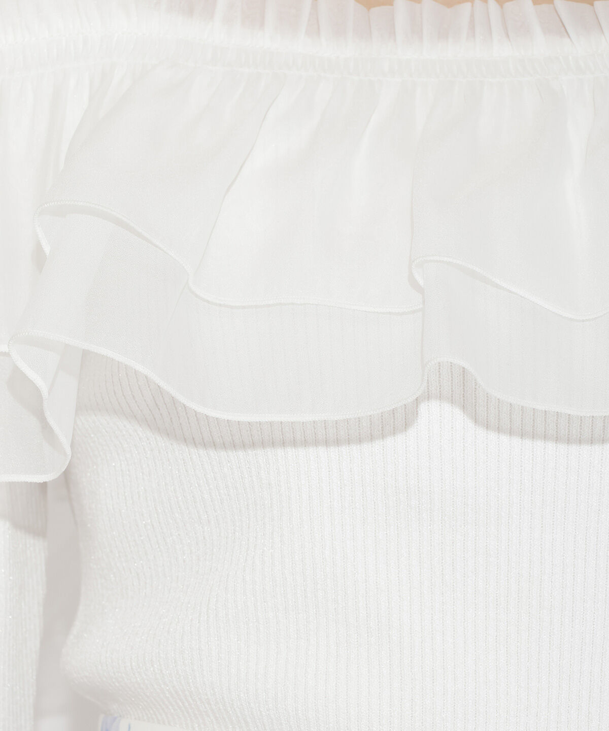 WILLSELECTION「シアーボリュームフリルニットプルオーバー」|ニット・セーター|