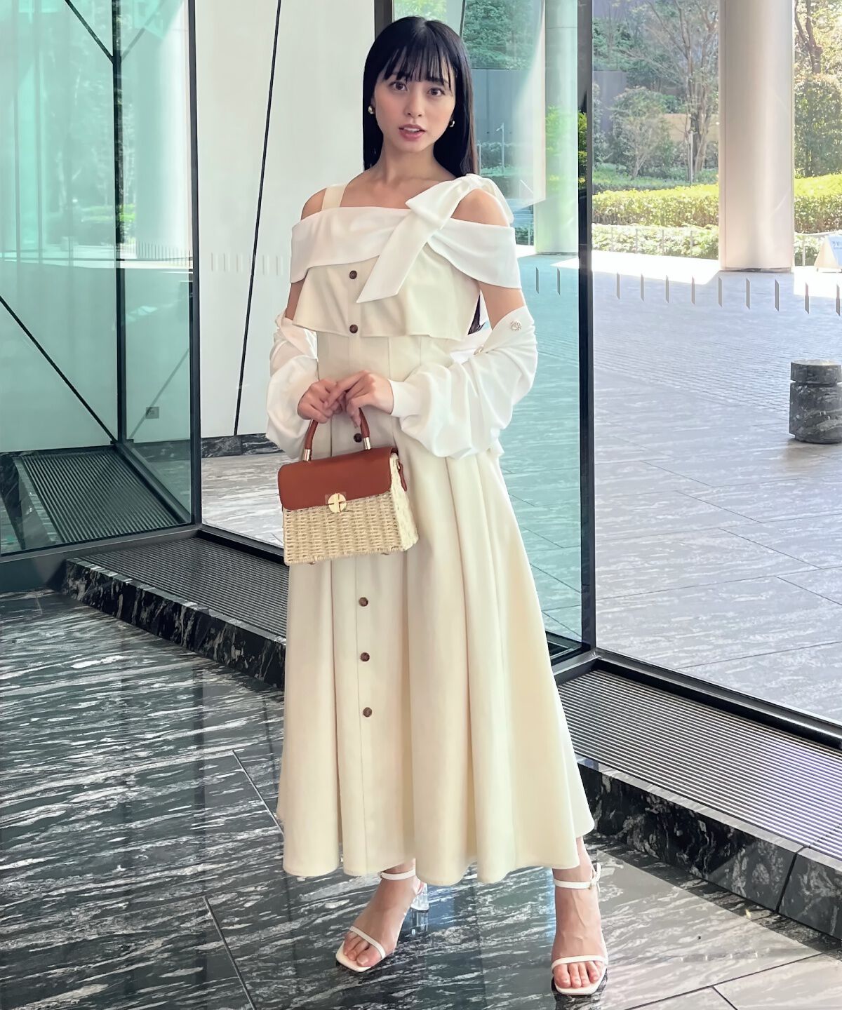 WILLSELECTION「アシメリボンレイヤードワンピース」|ワンピース|