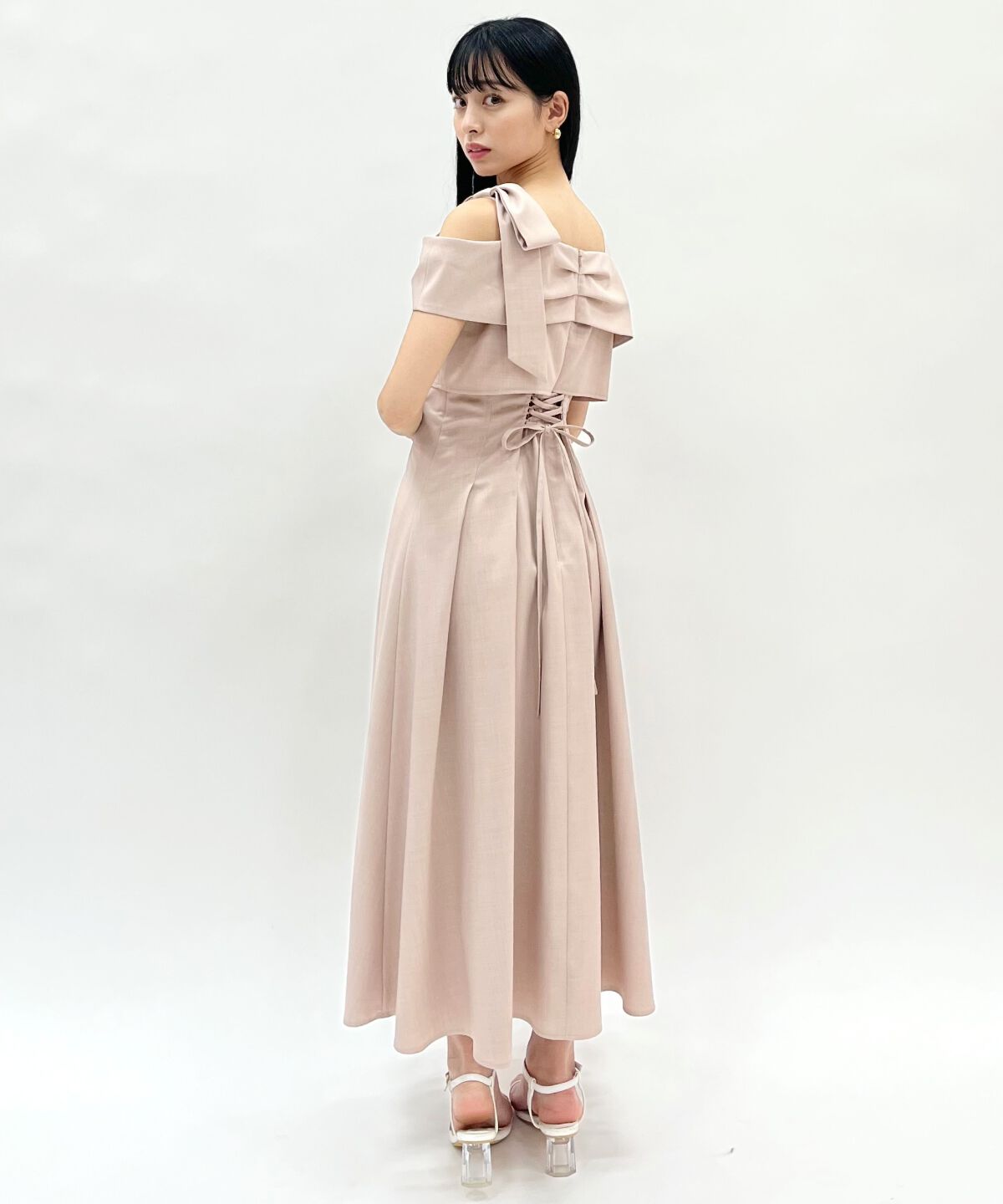 WILLSELECTION「アシメリボンレイヤードワンピース」|ワンピース|