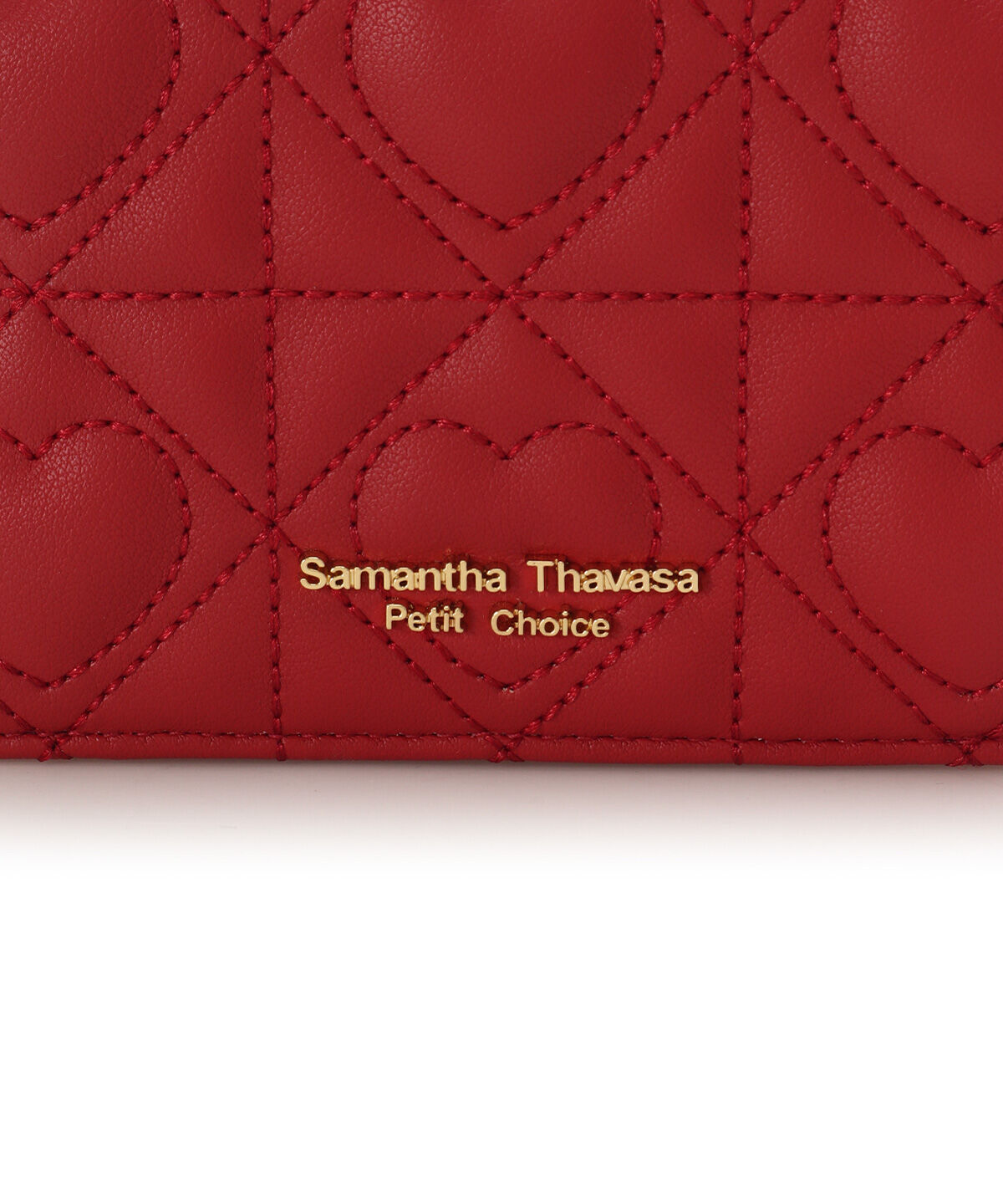 Samantha Thavasa Petit Choice「ハートキルト ミニ財布」|財布|